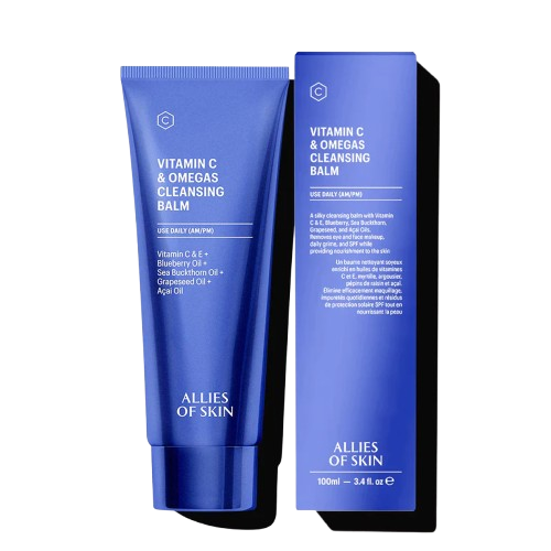 Allies of Skin Vitamin C & Omegas Cleansing Balm 100ml - Очищувальний бальзам для обличчя з вітаміном C і Омега - фото №1 Allies of Skin Vitamin C & Omegas Cleansing Balm 100ml - Очищувальний бальзам для обличчя з вітаміном C і Омега - фото №1